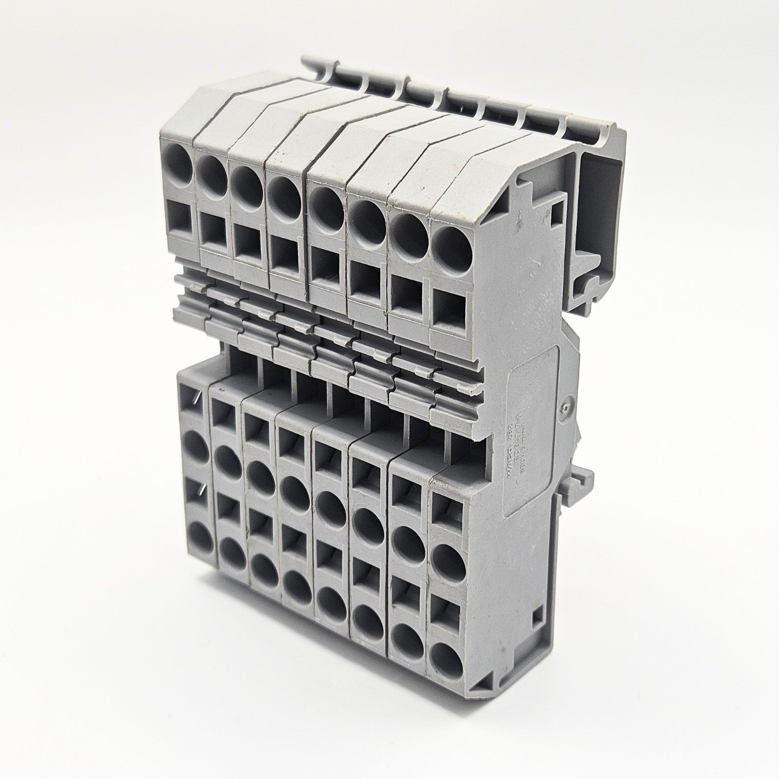 WAGO 282 gray terminal block for industrial control panel wiring. American Industrial Parts Group.