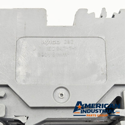 WAGO 282 800V terminal block for MRO electrical applications. American Industrial Parts Group.