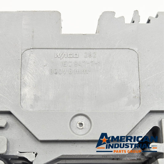 WAGO 282 800V terminal block for MRO electrical applications. American Industrial Parts Group.