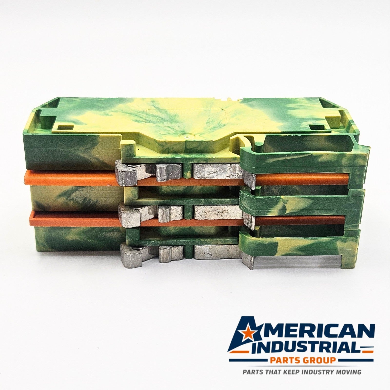 WAGO 283 ground terminal block for industrial automation and MRO applications. American Industrial Parts Group.