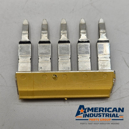 Weidmuller WDU 4 cross-connector bus bar jumper lot of 7 for DIN rail terminal blocks