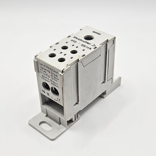 Weidmuller WPDB 70/35 1-4 AL power distribution block 600V 175A 1-in 4-out DIN rail for industrial power distribution