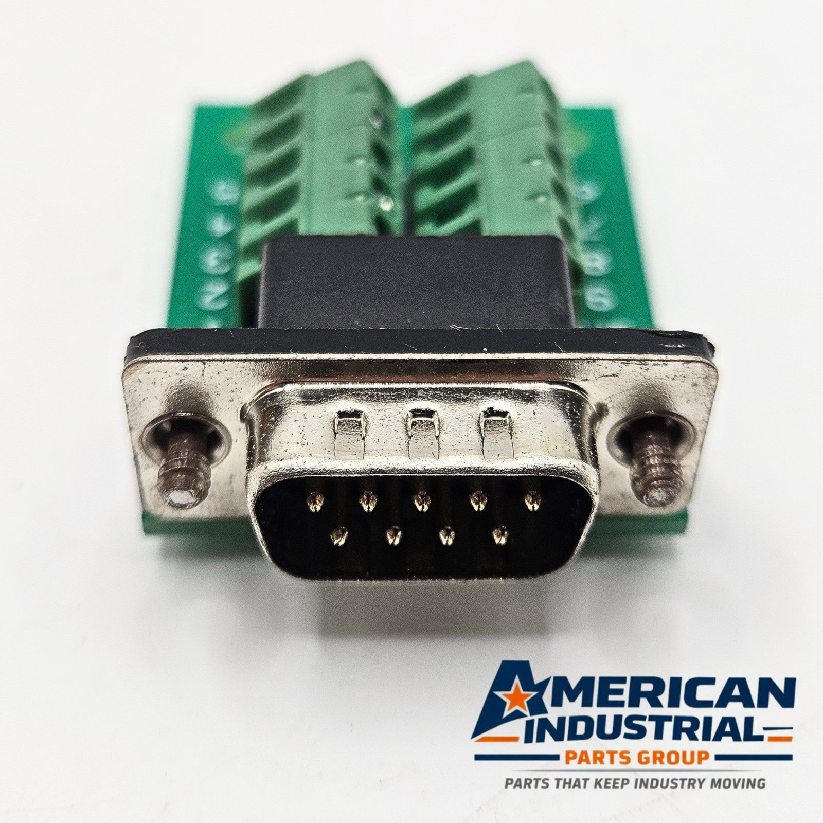 Winford Engineering BRKSD9M DB9 male slim breakout board with screw terminals for industrial control panel wiring and automation systems